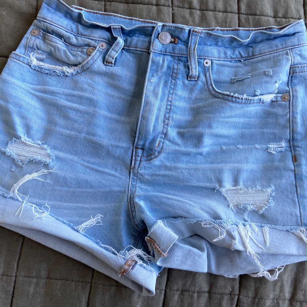 Madewell high-waisted denim shorts